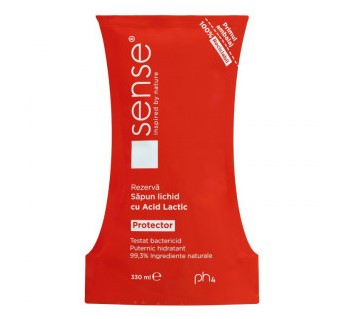 Sense Protector Sapun lichid cu acid lactic - Rezerva 330ml